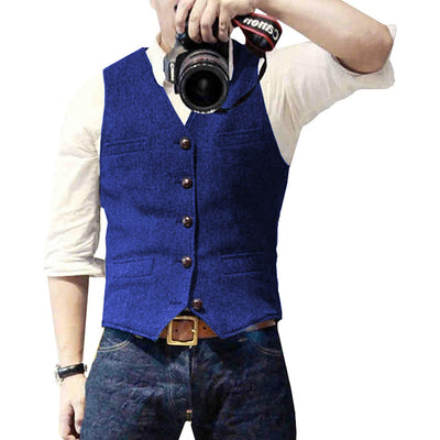 Theodor | Enkeltradet casual tweedvest