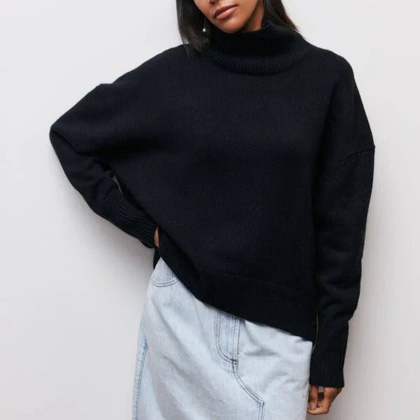 Anniken | Oversized høyhalset genser