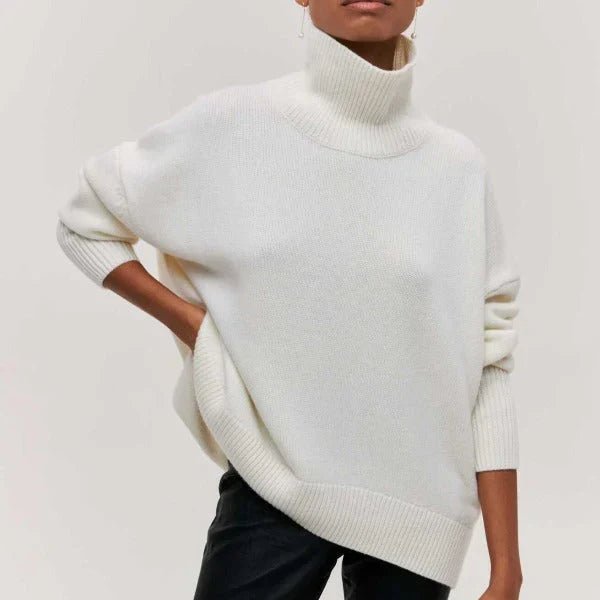 Anniken | Oversized høyhalset genser